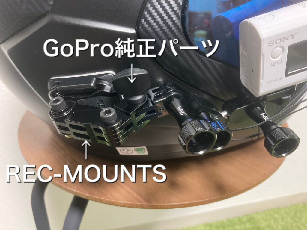 総額9586円 モトブログ用sonyアクションカメラをバイク用ヘルメットに付けてみた Moto Tomo