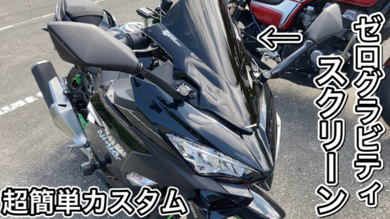 ニンジャninja400 250 ゼログラビティ　スクリーン